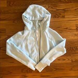 Lululemon Athletica Light Gray Zip-Up Hoodie